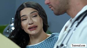 SLUT TS ANDYLYNN PAYNE BAREBACK ANALED BY DOCTOR HUGE COCK!