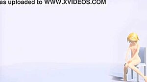 Kagamine Rin Nude Mod Bares Big Tits and Ass in Full Teddy Bear Reveal!