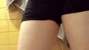 Toilet cam catches petite asses big tits homemade pov chaos
