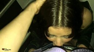 hermanastra cachonda pide sexo oral y monta polla hasta explotar en orgasmo creampie