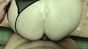 i watch my stepmom milf's big ass bounce in pov anal creampie