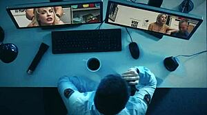 Kyaa Chimera tries shoplifting black friday haul but ends up sucking guard cock bent over