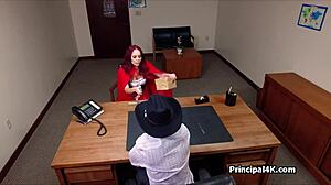 I Can't Contain My Excitement Seeing Her Bent Over for Big Cock Doggystyle in Sexy Halloween Costume at the Office