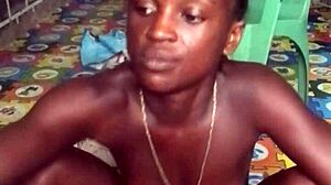 check her out twerking naked before slamming dildo in ass and pussy