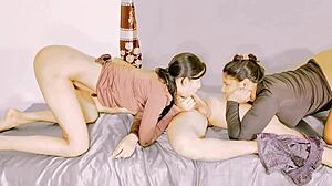 Uttaran20 bride gets pounded by husband and ex-wife in wild FFM threesome action