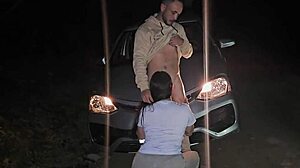 Uber Driver Fucks Two Party Girls Rough Outdoor Orgy