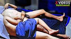 late rent teen fingers and handjobs arab landlord for mercy