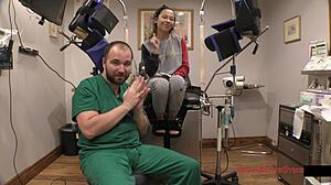 doctor check kalani luana small tits ass close up physical