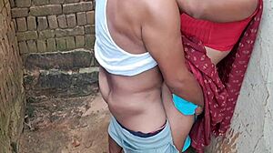 Hindi Madam Outdoor Chudai Bent Over Big Cock Thrusts