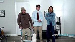 Rebel Rhyder leads fucked up family gangbang with hardcore anal banging