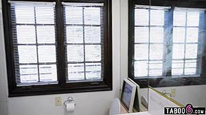 I watched horny mother-in-law fuck stepdaughter Spencer Bradley's tight pussy