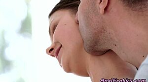 Yo this alluring euro babe takes it doggystyle in her ass