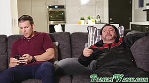 Milf stepmom in lingerie begs: fuck me harder, hunky stepson?