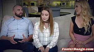 i call my foster stepdaughter and stepdaddy for taboo makeup threesome sex with laney grey aaliyah love