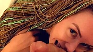 Amateur Blonde Swallows Morning Cum Quick