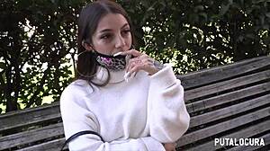 Torbe catches slutty Latina Roma Amor in Putalocura action