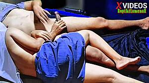 late rent teen fingers and handjobs arab landlord for mercy