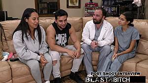 यो चेक मिया की चूत भाई देखते हुए जोरदार चोदी pov