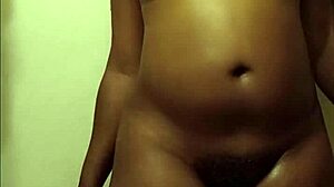 Dripping Wet Ebony Big Ass and Tits Shine in Steamy Shower Play Dripping Everywhere