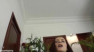 cute polly's tight ass stretched for rough anal creampie closeup