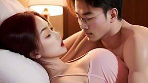 miss bai jie spreads her chinese wife pussy wide open