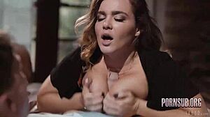 Neighbor Seduces Busty Latina Milf for Taboo Creampie Encounter