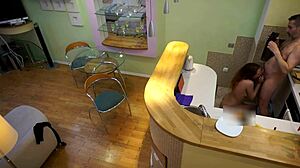 Old stepdad rams young redhead bitch hard doggystyle