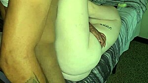 Snow bunny chokes on bbc bareback then black stud finishes her sideways