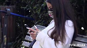 Torbe catches slutty Latina Roma Amor in Putalocura action