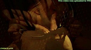 Wow! Skinny Slave Sucks Master Cock Outdoors After Spanking!