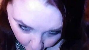 i'd love you watching this bbw milf suck cock with her big tits