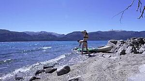 Horny Teen Couple Caught Screaming Sex on Beach Huge Cumshot