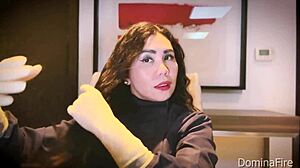 Nurse in Latex Gloves Teases Patient in Hospital Fetish