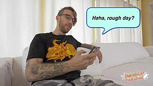 sweet zoey laine gags hard on fat cock before sloppy face fuck!