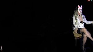 Why does busty milf choke on monster dildo in golden boy 32?