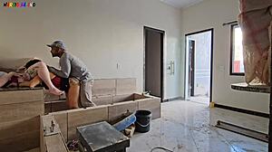 construction worker loves bosses dropping by the site