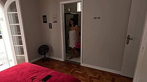 outdoor jog turns filthy as latina's big pussy drips honey, soaking everything in sight