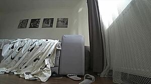 Real cheating wife sneaks sex with friend while husband works