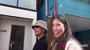 wife enjoys intimate moments with another while husband watches nearby