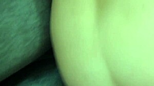 I filled this amateur wife with my creampie after wild doggystyle riding