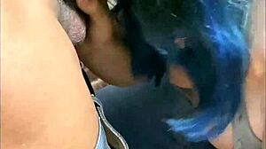 Otaku Latina Nerd Sucks Cock Deep for Quick Cash