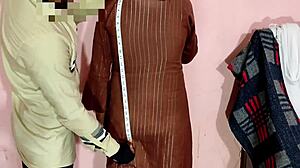 Desi Bhabhi's Big Ass Pounded By Tailor After Accidental Pussy Grope In Dress