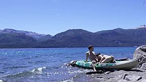 Horny Teen Couple Caught Screaming Sex on Beach Huge Cumshot