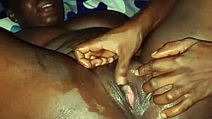 Shaved pussy tempts big black cock sucking and fucking