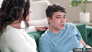 Hey, you see this naughty big boobed milf stepmom penny barber consoling her angry stepson?