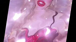 blonde belly dancer goddess with glasses dances to my domination song