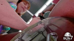 gringo's thick cock has her sucking tight ass only! 🍆🍑