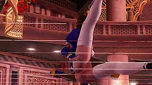 dancer teases topless in panties with erotic nude moves