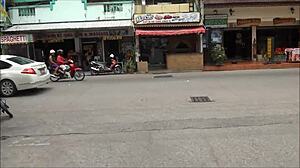 Soi lk metro in pattaya thailand draws asian chinese thai sex tourists for explicit encounters up close