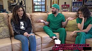 a second opinion - mara luv's backstage latex glove fetish closeup